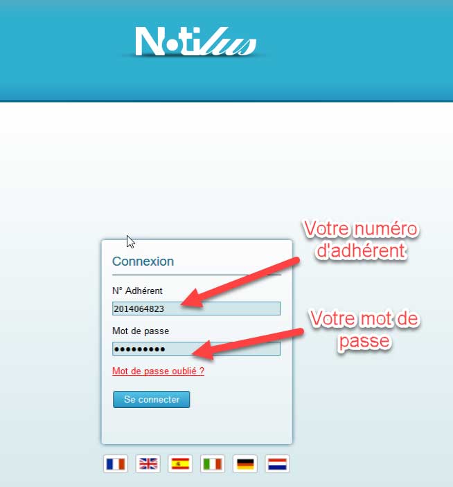 Login et Mot de passe