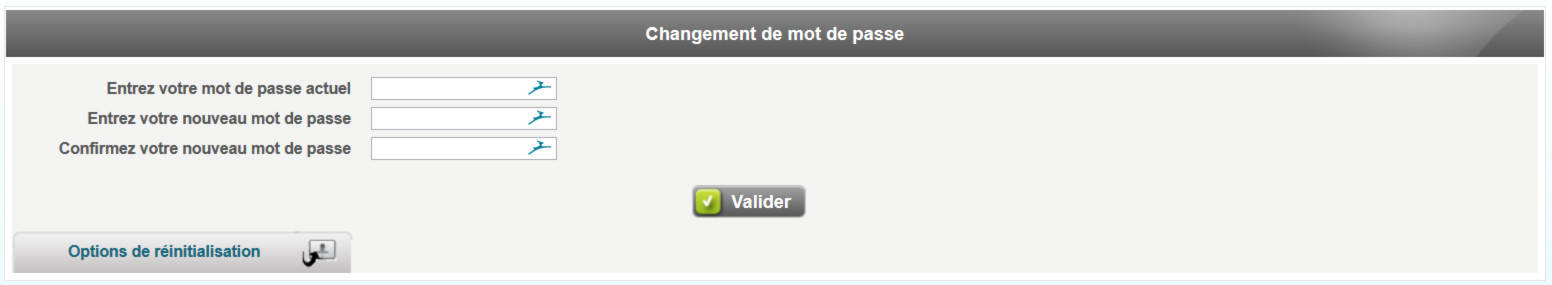 Ecran de mot de passe